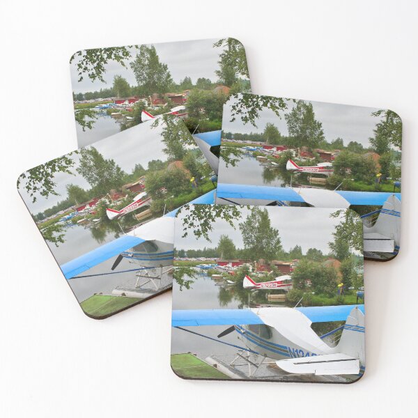Item preview, Blue, white & grey float plane, Lake Hood, Alaska designed and sold by FranWest.