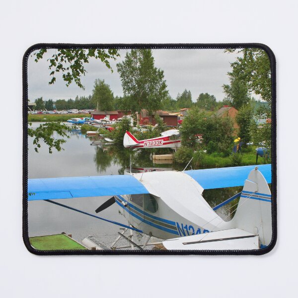 Item preview, Blue, white & grey float plane, Lake Hood, Alaska designed and sold by FranWest.