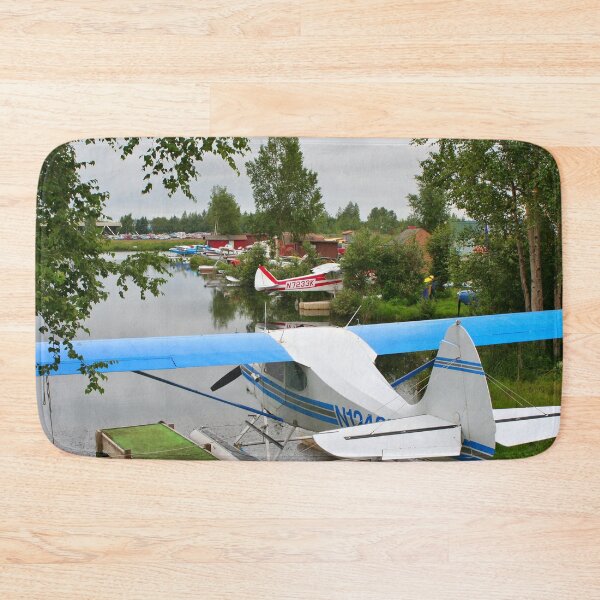 Item preview, Blue, white & grey float plane, Lake Hood, Alaska designed and sold by FranWest.
