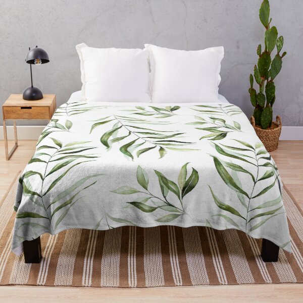 Item preview, Tropical Green Leaf Pattern designed and sold by klephotography.