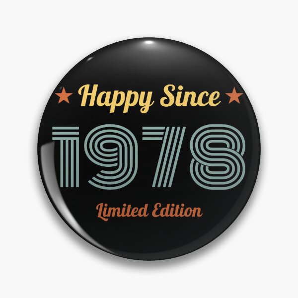 Item preview, VINTAGE HAPPY SINCE 1978 LIMITED EDITION BIRTHDAY GIFT IDEA designed and sold by Kipcio.