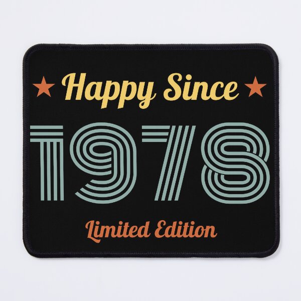 Item preview, VINTAGE HAPPY SINCE 1978 LIMITED EDITION BIRTHDAY GIFT IDEA designed and sold by Kipcio.
