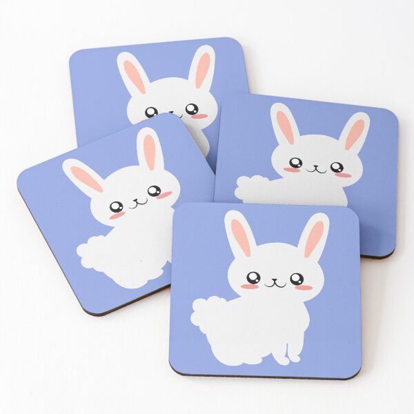 Item preview, cute fat white rabbit designed and sold by yessebel.