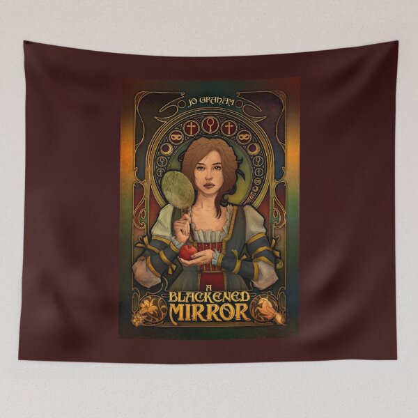 Item preview, Cover design for the novel Blackened Mirror by Jo Graham designed and sold by AlexaelArtworks.