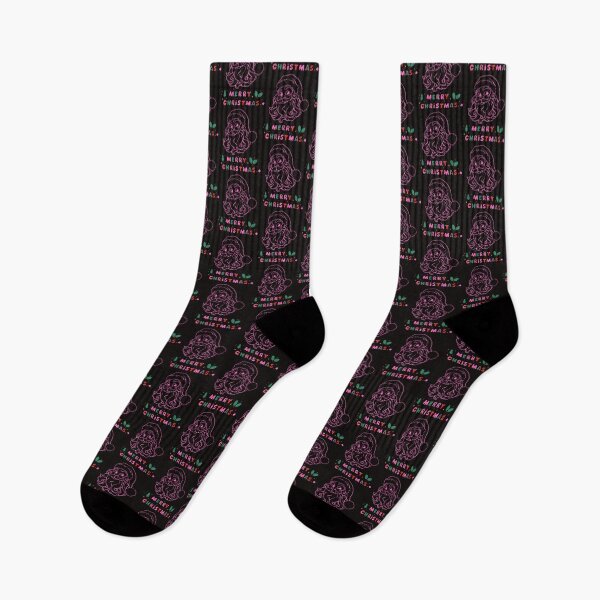Artikelvorschau, Retro Vintage rosa Weihnachtsmann entworfen und verkauft von ghadirjo.