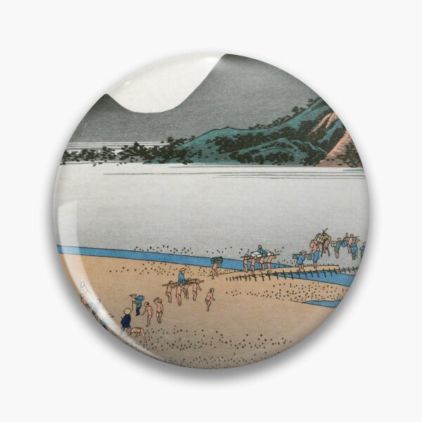 Item preview, Kanaya-juku by Hiroshige, Japanese Print designed and sold by Ukiyo-Studio.