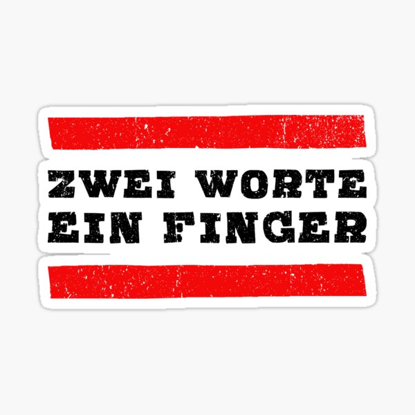 Finger 2 Aufkleber Stinkefinger Fuck Mittelfinger 20 cm