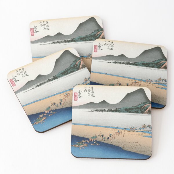 Item preview, Kanaya-juku by Hiroshige, Japanese Print designed and sold by Ukiyo-Studio.