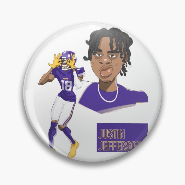Item preview, Justin Jefferson Griddy Step designed and sold by Febry-Art.