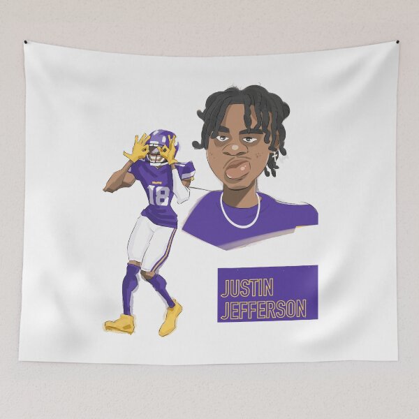 Item preview, Justin Jefferson Griddy Step designed and sold by Febry-Art.