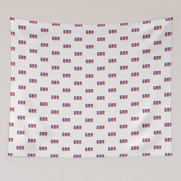 Item preview, GBR (Great Britain) Blue / Red White Background designed and sold by PEK1787.