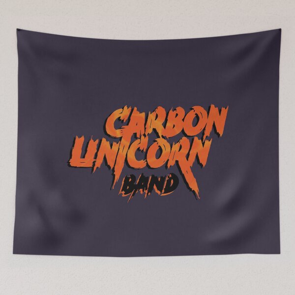 Item preview, Carbon Unicorn Band Logo (Orange) designed and sold by CarbonUnicorn.