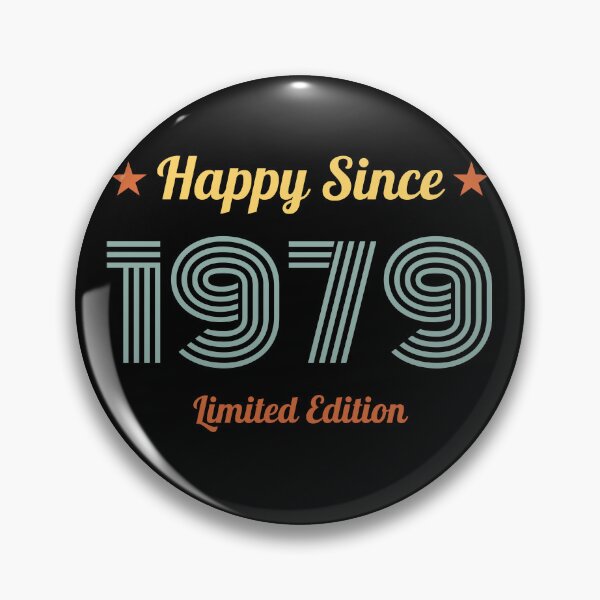 Item preview, VINTAGE HAPPY SINCE 1979 LIMITED EDITION BIRTHDAY GIFT IDEA designed and sold by Kipcio.