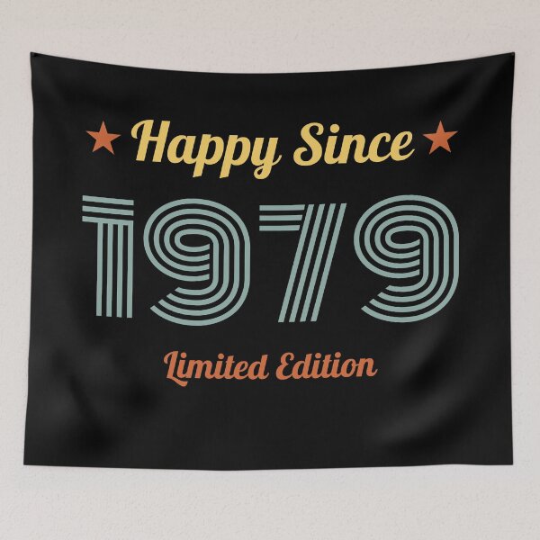 Item preview, VINTAGE HAPPY SINCE 1979 LIMITED EDITION BIRTHDAY GIFT IDEA designed and sold by Kipcio.