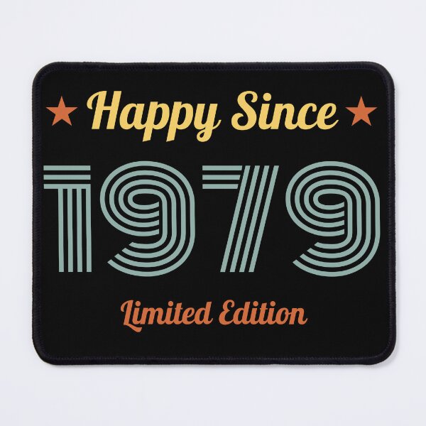 Item preview, VINTAGE HAPPY SINCE 1979 LIMITED EDITION BIRTHDAY GIFT IDEA designed and sold by Kipcio.