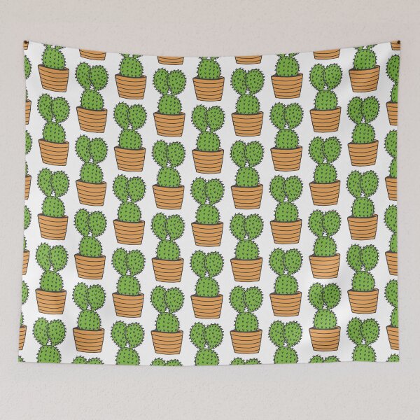 Item preview, Cactus colorful doodle illustration. Pot plant doodle illustration designed and sold by GulArt.