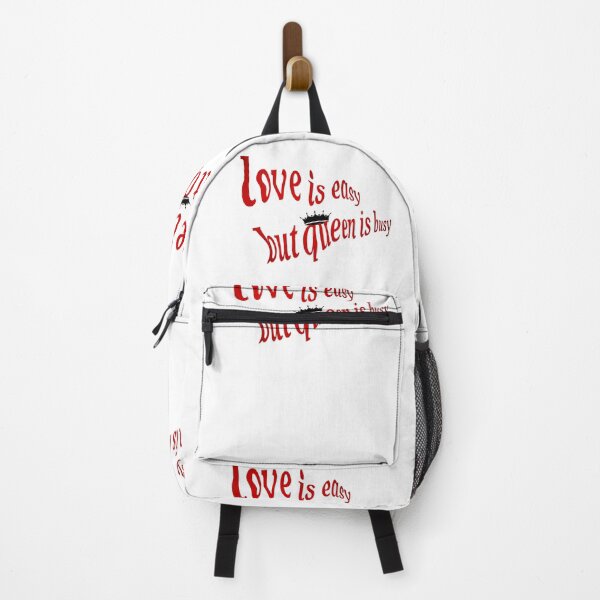 Item preview, Love is Easy but Queen is Busy / Sassy Captions designed and sold by Mused by Melancholy.