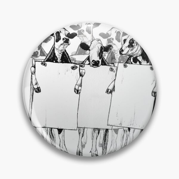 Item preview, Cow Protest designed and sold by RiceDrawings.
