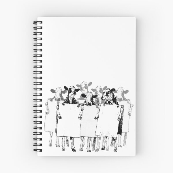 Item preview, Cow Protest designed and sold by RiceDrawings.