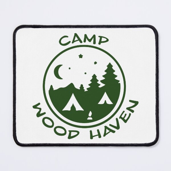 Item preview, Camp Wood Haven tree-line and tents designed and sold by l-redfern.