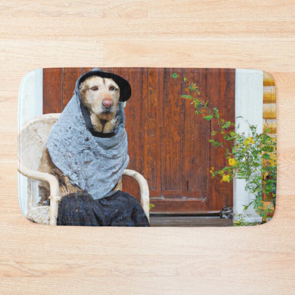 Item preview, Labrador woman on the porch designed and sold by Bakesales.