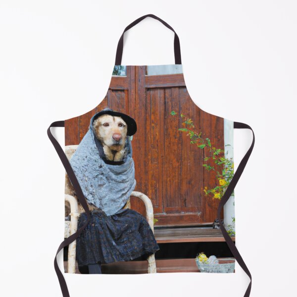Item preview, Labrador woman on the porch designed and sold by Bakesales.
