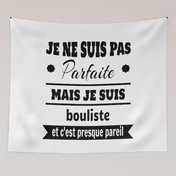 Item preview, Not perfect but petanque bowler humor designed and sold by la-petite-folie.