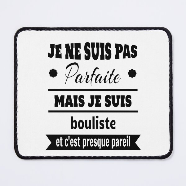 Item preview, Not perfect but petanque bowler humor designed and sold by la-petite-folie.
