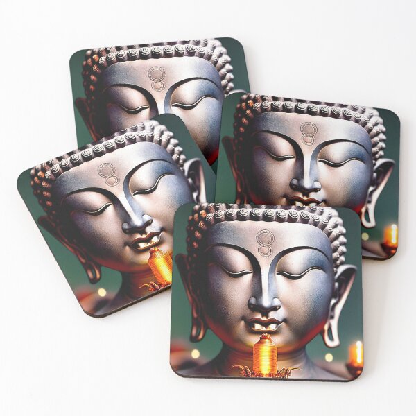 Item preview, GANDHARA Buddha in meditation with light designed and sold by artelligens.