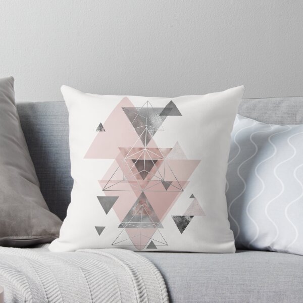 Item preview, Abstract Geo in blush pink and grey designed and sold by UrbanEpiphany.