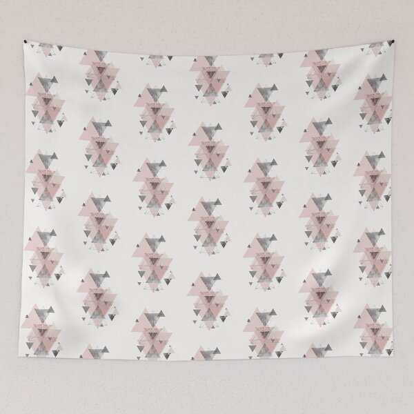 Item preview, Abstract Geo in blush pink and grey designed and sold by UrbanEpiphany.