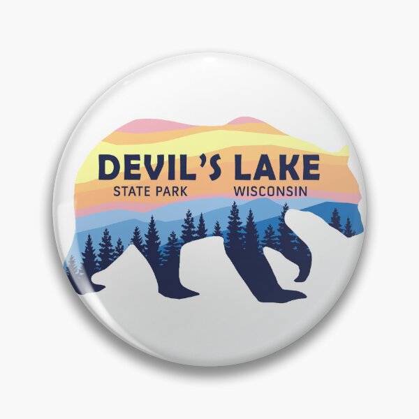 Item preview, Devil's Lake State Park Sunset Bear Logo designed and sold by VanyaKar.