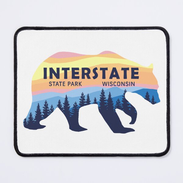 Item preview, Interstate State Park Sunset Bear Logo designed and sold by VanyaKar.