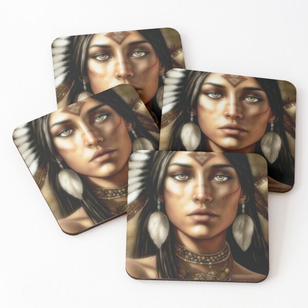 Item preview, Native Warrior Girl designed and sold by Ype de Lang.
