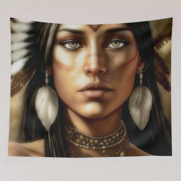 Item preview, Native Warrior Girl designed and sold by Ype de Lang.