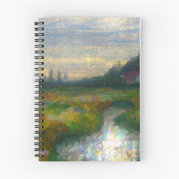 Item preview, Vidriera de un paisaje de Monet (arte generado por IA) designed and sold by Cowboy Folly.