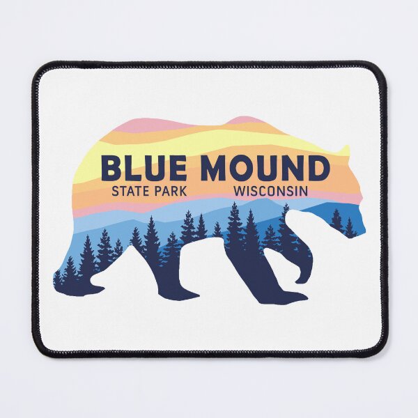Item preview, Blue Mound State Park Sunset Bear Logo designed and sold by VanyaKar.