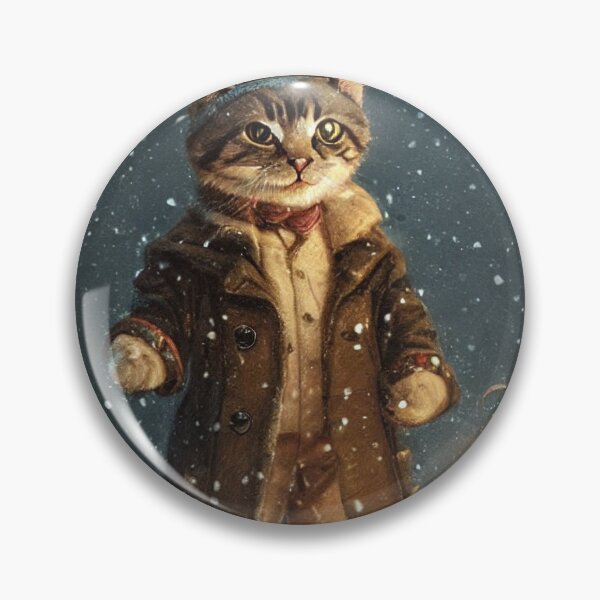 Item preview, adventurous cat designed and sold by LandAiBubble.