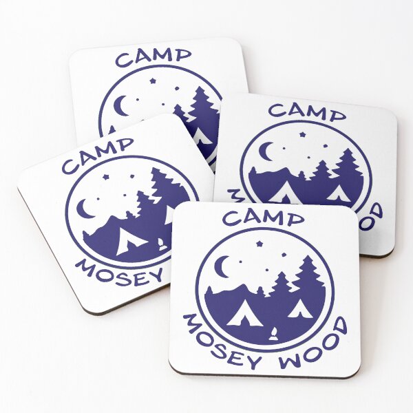 Item preview, Camp Mosey Wood trees and tents designed and sold by l-redfern.