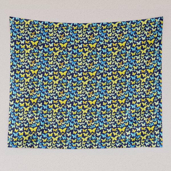 Item preview, Yellow And Blue Buterflies #1 designed and sold by Unicorn Trainwreck.