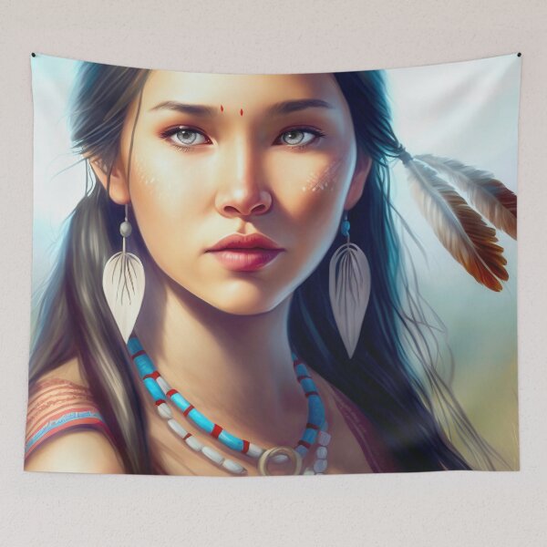 Item preview, Native Warrior Girl designed and sold by Ype de Lang.