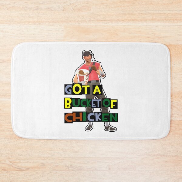 Item preview, Got a Bucket of Chicken TF2 Scout Meme Art designed and sold by ShirtsByFerg.