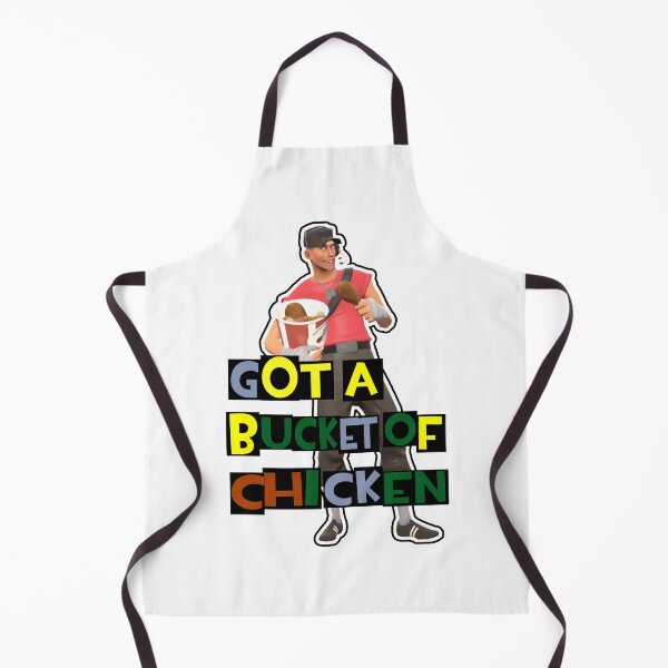 Item preview, Got a Bucket of Chicken TF2 Scout Meme Art designed and sold by ShirtsByFerg.