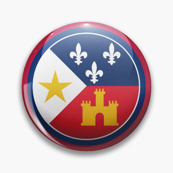 Item preview, Flag of Acadia- Cajun Roundel symbol design  designed and sold by Osprey Tees.