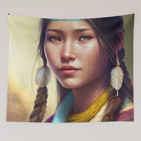 Item preview, Native Warrior Girl designed and sold by Ype de Lang.
