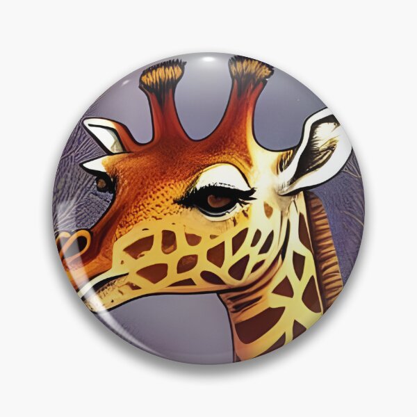 Item preview, Giraffe in Purple designed and sold by HabitableMoons.
