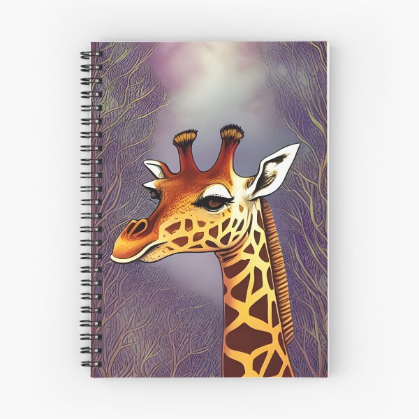 Item preview, Giraffe in Purple designed and sold by HabitableMoons.