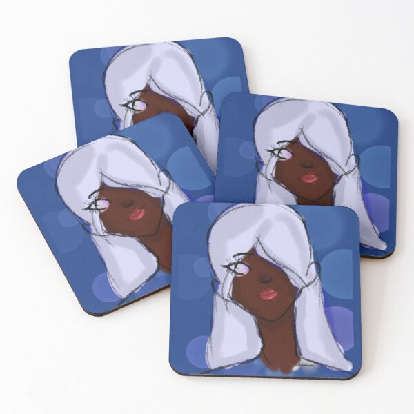 Item preview, Woman with Silver Hair Portrait - Anime designed and sold by jolabrese.