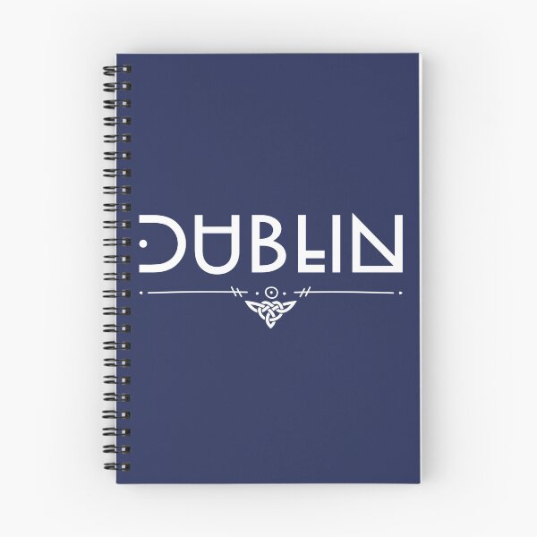 Item preview, Dublin in Celtic Writing and Knot designed and sold by TrueCelt.