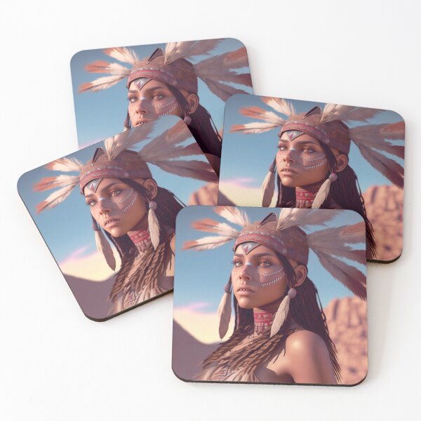 Item preview, Native Warrior Girl designed and sold by Ype de Lang.